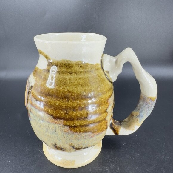 CONGDON WARD WALDEN Hand Made Pottery Stoneware Coffee Mug Cup Artist Signed - Picture 14 of 14